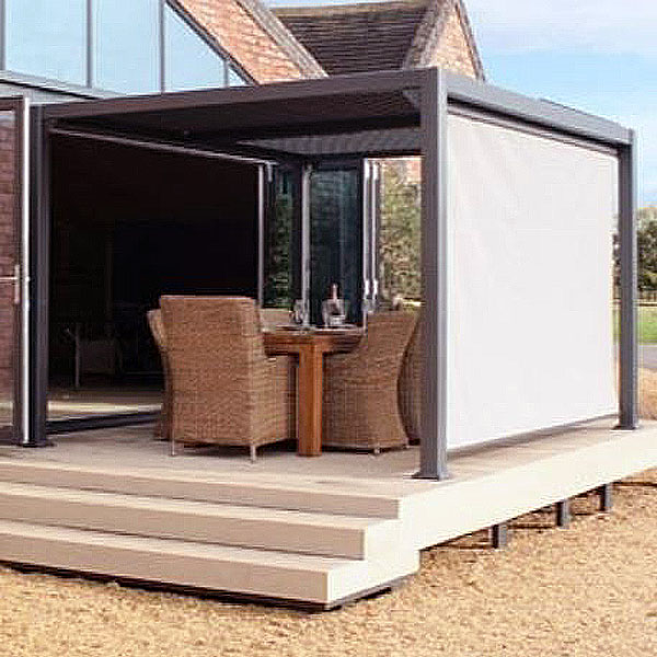 Mojave Grey Metal Gazebo Aluminium 